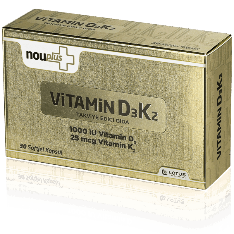 Nouplus Vitamin D3k2 Softjel Kapsül